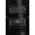 A2/DCE531160B Refurbished AEG 6000 Series DCE531160B 60cm Double Built In Electric Oven Black