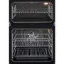 Refurbished AEG 6000 Series DCE531160B 60cm Double Built In Electric Oven Black
