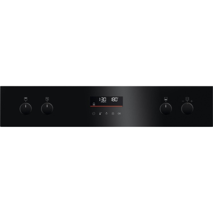 Refurbished AEG 6000 Series DCE531160B 60cm Double Built In Electric Oven Black