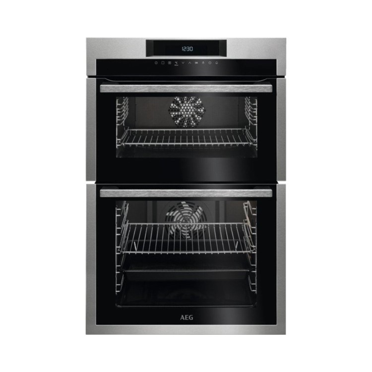 AEG 6000 Series DCE731110M Built-In Electric Double Oven - Stainless Steel