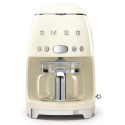 DCF02CRUK Smeg Retro Style Drip Filter Coffee Machine - Cream