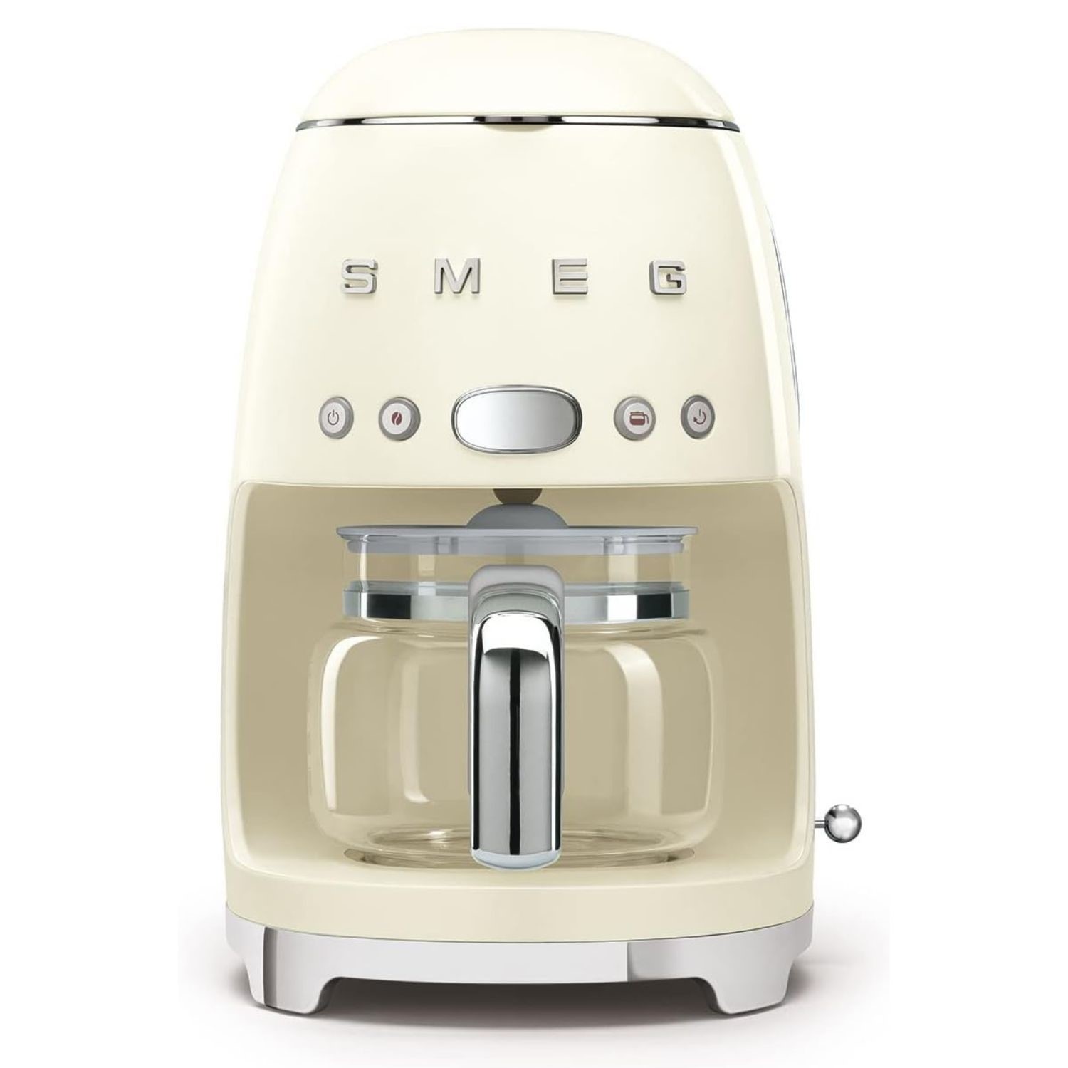 Smeg DCF02CRUK Retro Cream Drip Filter Coffee Machine Stylish Electric Coffee Maker