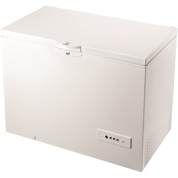 INDESIT DCF1A250 252 Litre Chest Freezer 70cm Deep A+ Energy Rating 100cm Wide - White