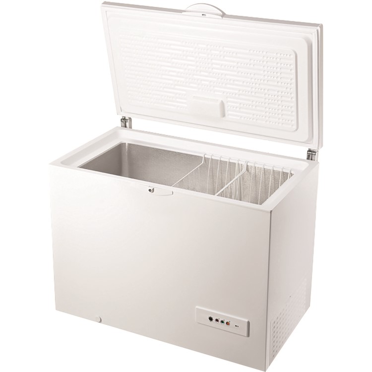 INDESIT DCF1A250 252 Litre Chest Freezer 70cm Deep A+ Energy Rating 100cm Wide - White