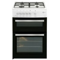 Flavel DCG61WP 60cm Double Cavity Gas Cooker - White