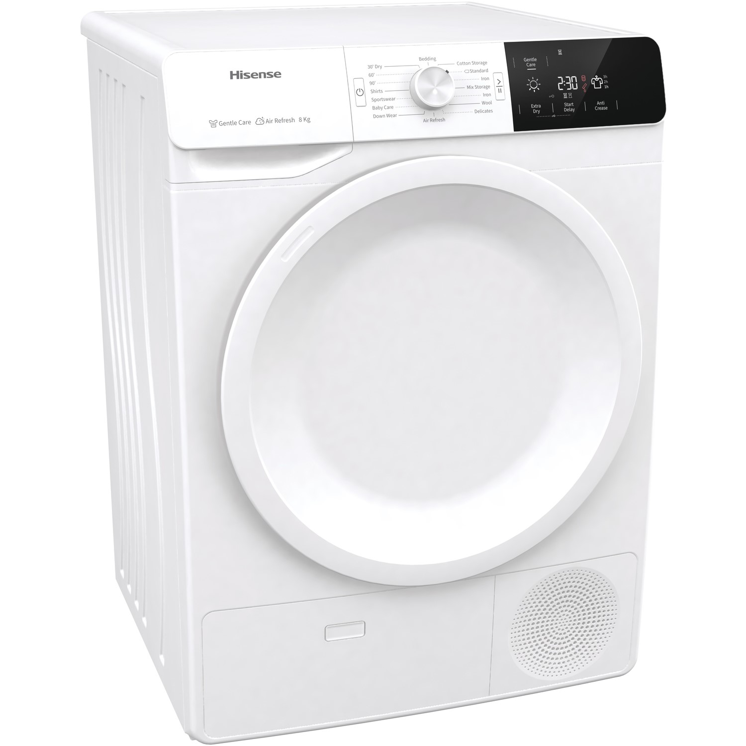 Refurbished Hisense DCGE801 Freestanding Condenser 8KG Tumble Dryer - Page 1