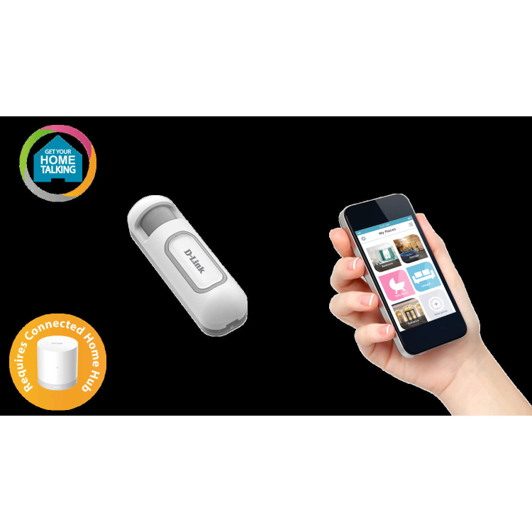 mydlink Home Battery Motion Sensor  mydlink Connected Home Hub Required