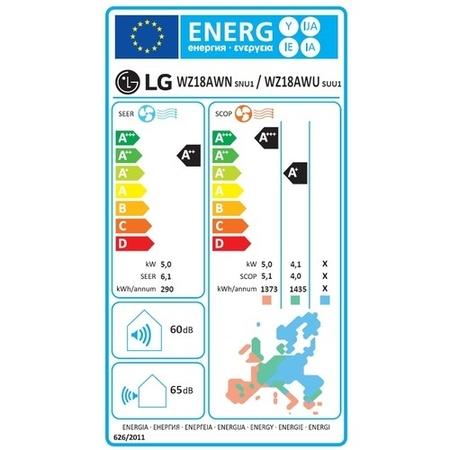 LG DualCool Pro A++ 18000 BTU Smart Wall-Mounted Split Air Conditioner with Heat Pump