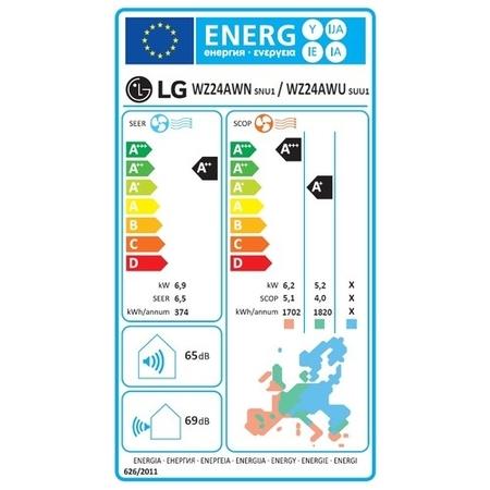 LG DualCool Pro A++ 24000 BTU Smart Wall-Mounted Split Air Conditioner with Heat Pump