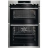 AEG Electric Built In Double Oven with Catalytic Liners - Stainless Steel