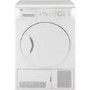 GRADE A1 - Beko DCU8230W 8kg Freestanding Condenser Tumble Dryer - White