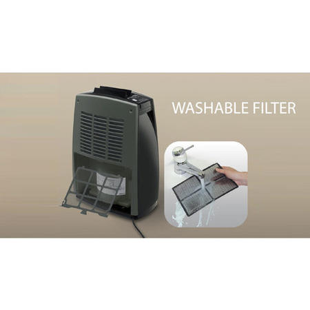 GRADE A1 - Duracraft 16L digital Dehumidifier with Humidistat up to 4 bed house 2 years warranty
