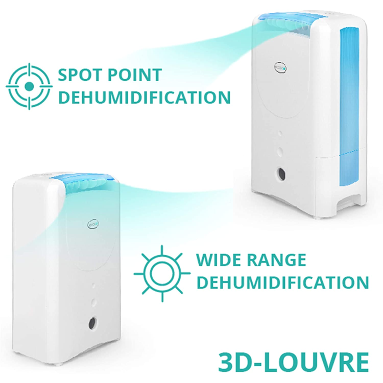 Refurbished Ecoair Classic MK5 7 Litre Desiccant Dehumidifier with Humidistat and Antibacterial Filter