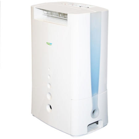 GRADE A1 - As new but box opened - Ecoair DD128FW  8L Desiccant  Dehumidifier with Ioniser up to 5 bed house 2 year warranty