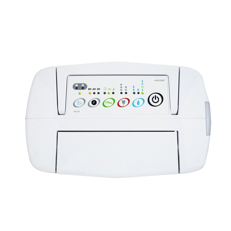 Ecoair 8 Litre Desiccant Dehumidifier with Laundry Mode Humidistat and Antibacterial Filter