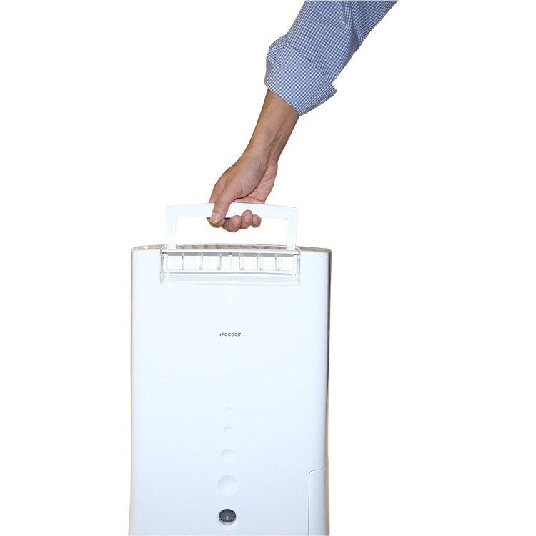 Ecoair 8 Litre Desiccant Dehumidifier with Laundry Mode Humidistat and Antibacterial Filter
