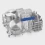 Refurbished Smeg Cucina DD13E2 12 Place Semi-Integrated Dishwasher Stainless Steel Control Panel