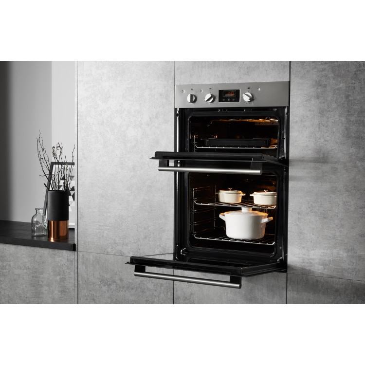 Refurbished Hotpoint DD2540IX 60cm Single Built In Electric Oven