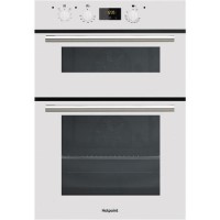 Refurbished Hotpoint Newstyle DD2540WH 60cm Double Built In Electric Oven White