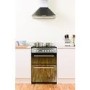 Indesit DD60C2CX 60cm Double Oven Electric Cooker With Ceramic Hob - Stainless Steel