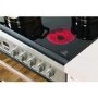 Indesit DD60C2CX 60cm Double Oven Electric Cooker With Ceramic Hob - Stainless Steel