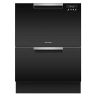 Fisher & Paykel DD60DAHB9 12 Place Semi-Integrated Double DishDrawer Dishwasher-Black