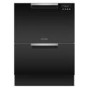Fisher & Paykel DD60DAHB9 12 Place Semi-Integrated Double DishDrawer Dishwasher-Black