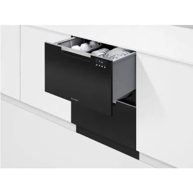 Fisher & Paykel DD60DAHB9 12 Place Semi-Integrated Double DishDrawer Dishwasher-Black