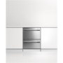 Fisher & Paykel DD60DDFHX7 12 Place Semi Integrated Double DishDrawer™ Dishwasher - EZKleen Stainles