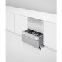 Fisher & Paykel DishDrawer Series 9 Integrated Dishwasher - Silver control panel