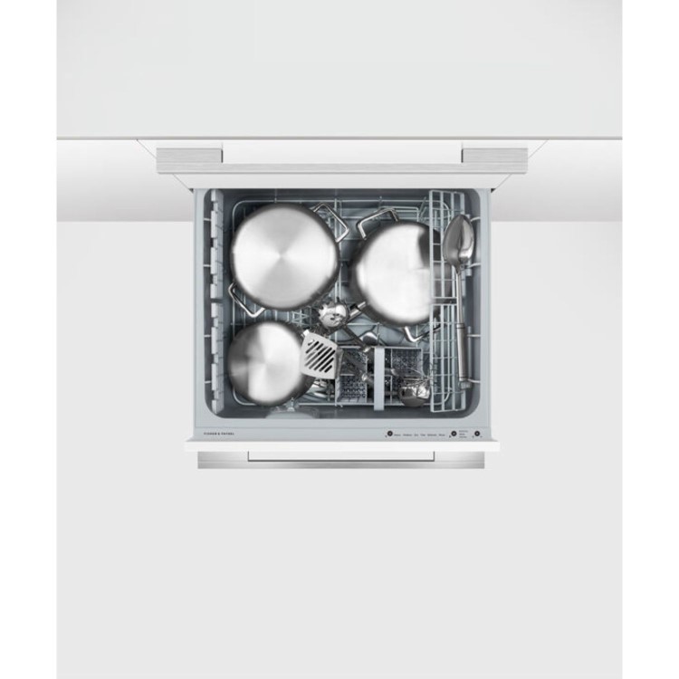 Fisher & Paykel DishDrawer Series 9 Integrated Dishwasher - Silver control panel