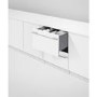 Fisher & Paykel DishDrawer Series 9 Integrated Dishwasher - Silver control panel