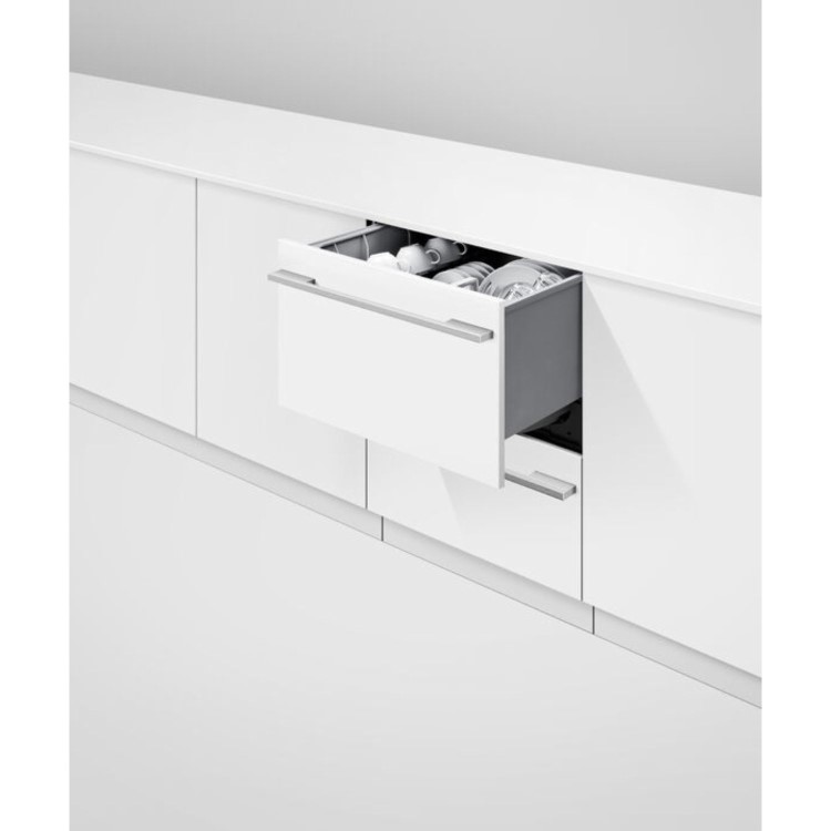 Fisher & Paykel DishDrawer Series 9 Integrated Dishwasher - Silver control panel