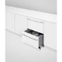 Fisher & Paykel DishDrawer Series 9 Integrated Dishwasher - Silver control panel
