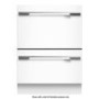 Fisher & Paykel DD60DHi7 89473 12 Place Fully Integrated Double Dishdrawer
