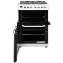 GRADE A1 - Servis DD60W 60cm Dual Fuel Double Oven Cooker White