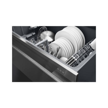 Fisher & Paykel DD90SDFHTX2 89412 Single Wide DishDrawer Semi-integrated Dishwasher With Flat Door - EZKleen Stainless Steel