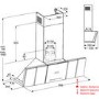 AEG DD9693-M Designer 90cm Chimney Hood