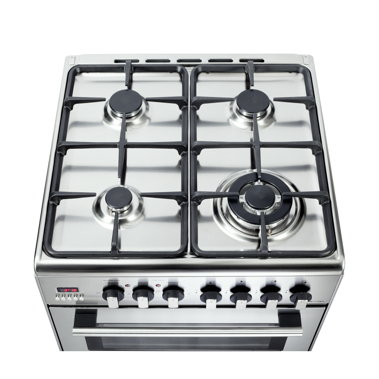 DeLonghi 60cm Dual Fuel Range Cooker - Stainless steel