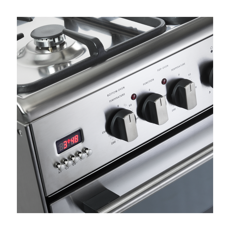 DeLonghi 60cm Dual Fuel Range Cooker - Stainless steel