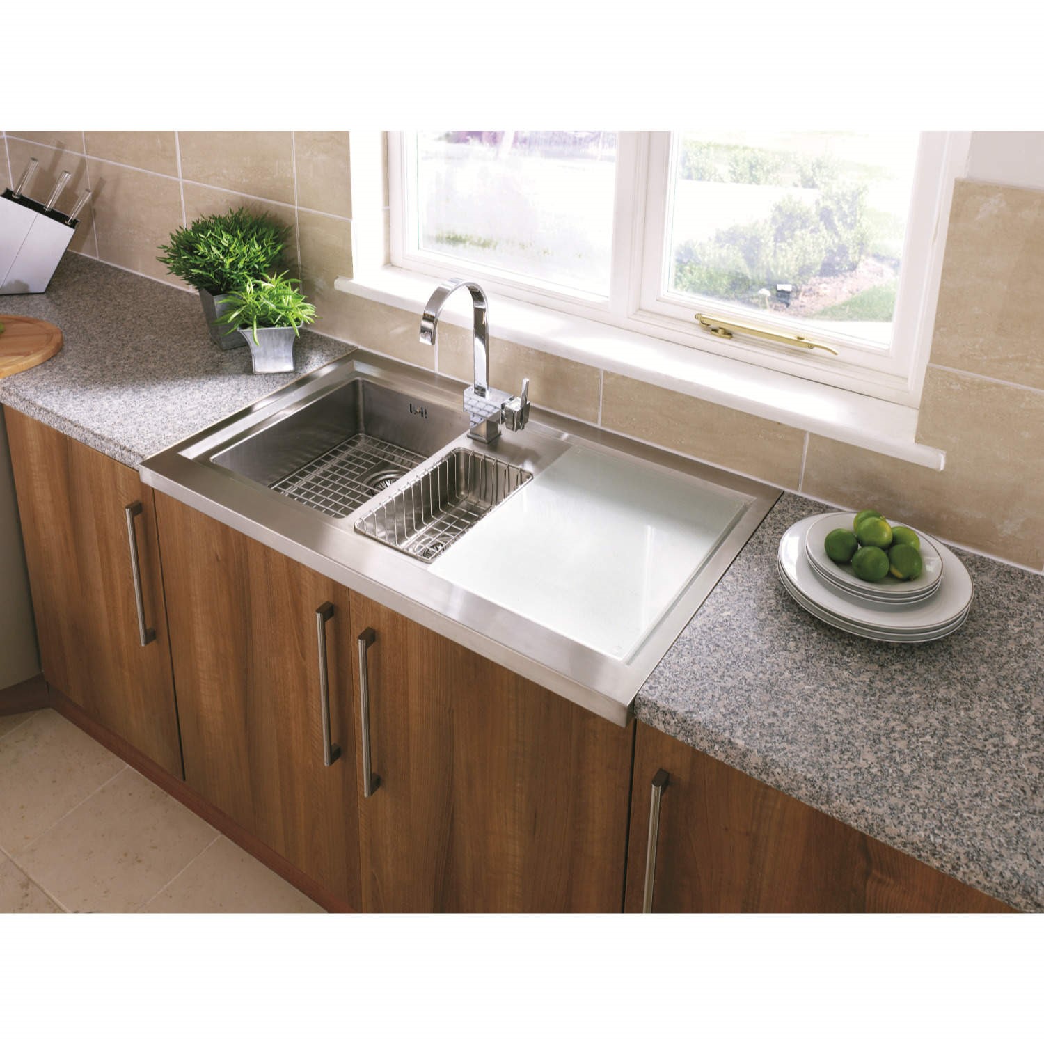 Astracast DE15XBHOMEPKL Bistro 1.5 Bowl Left Hand Drainer Stainless