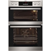 AEG DE401301DM Electric Built-in Fan Double Oven Stainless Steel