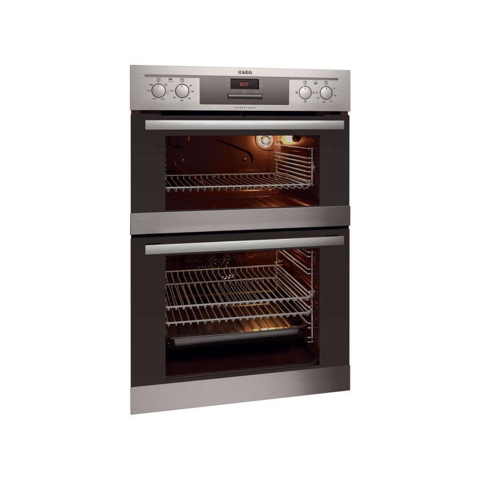 AEG DE4013021M Stainless Steel Electric Builtin Fan Double Oven