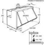 AEG 5000 Series 60cm Integrated Cooker Hood - Grey