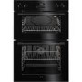 Refurbished AEG DEE431010B 60cm Double Built In Electric Oven Black