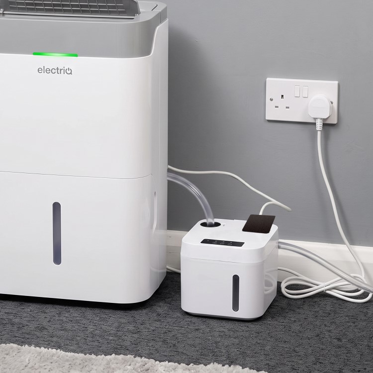 Dehumidifier Mate - Smart Wi-Fi Uplift Pump with continuous drainage with extraction humidity & temperature monitoring