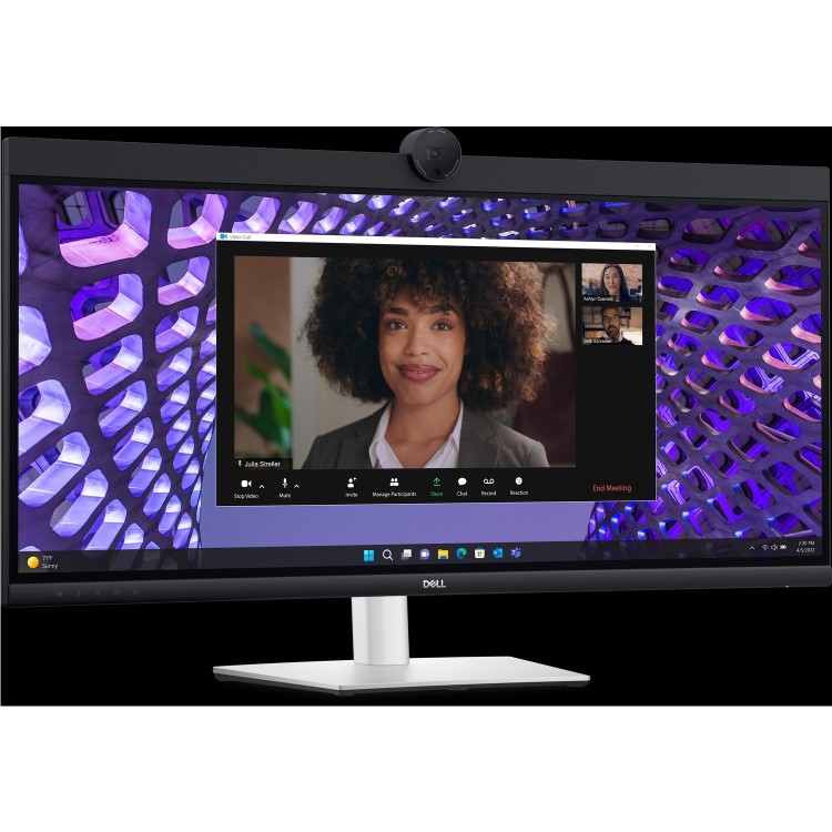 Dell P3424WEB 34" IPS UWQHD UltraWide Video Conferencing Curved Monitor