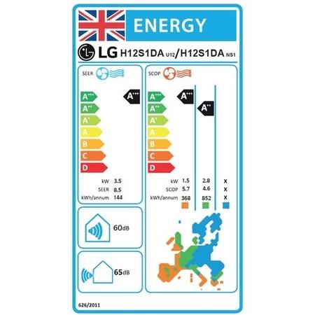 LG AI Deluxe Pro A+++ 12000 BTU AI powered Smart Wall-Mounted Split Air Conditioner with Heat Pump