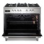 DeLonghi 90cm Dual Fuel Range Cooker - Stainless Steel