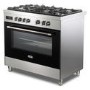 DeLonghi 90cm Dual Fuel Range Cooker - Stainless Steel